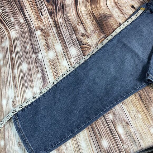 Levi's BOYFRIEND Womens Sz 30 Blue Mid Rise Crop Capri Jeans Denim Pants 32x26.5 - Picture 6 of 11